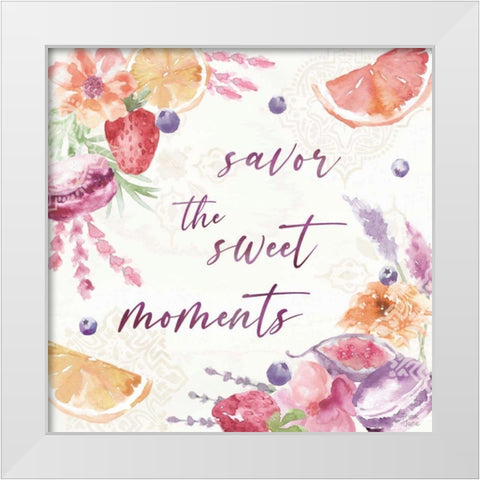 Classy Cocktails VI White Modern Wood Framed Art Print by June, Dina