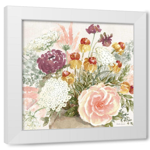 Cottage Charm V White Modern Wood Framed Art Print by Grove, Beth