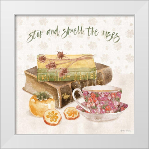 Cottage Charm VII White Modern Wood Framed Art Print by Grove, Beth