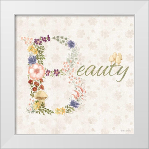 Cottage Charm X White Modern Wood Framed Art Print by Grove, Beth