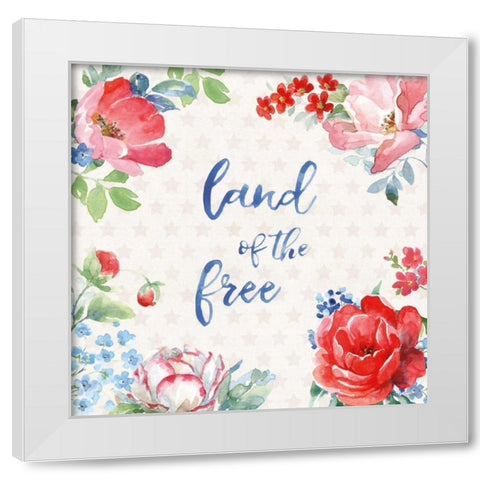 Americana Style IV White Modern Wood Framed Art Print by Grove, Beth