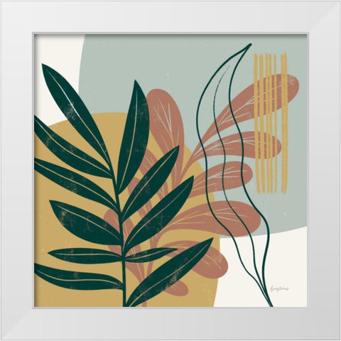 Mid Century Modern I Light White Modern Wood Framed Art Print by Thorns, Becky