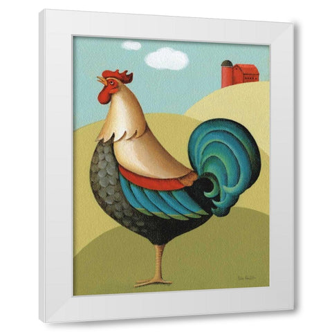 My Home VI White Modern Wood Framed Art Print by Audit, Lisa