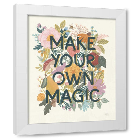 September Sweetness IV White Modern Wood Framed Art Print by Marshall, Laura