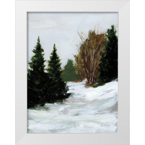 Winter on Grand Mesa White Modern Wood Framed Art Print by Munger, Pamela