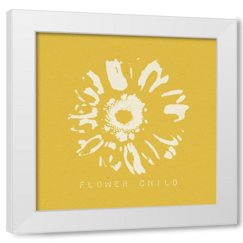 Fresh as a Daisy I White Modern Wood Framed Art Print by Wild Apple Portfolio