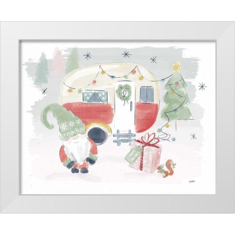 Woodland Wonders III White Modern Wood Framed Art Print by York, Leah