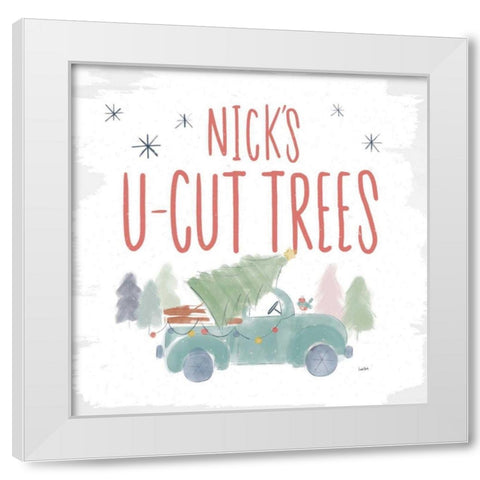 Woodland Wonders V White Modern Wood Framed Art Print by York, Leah