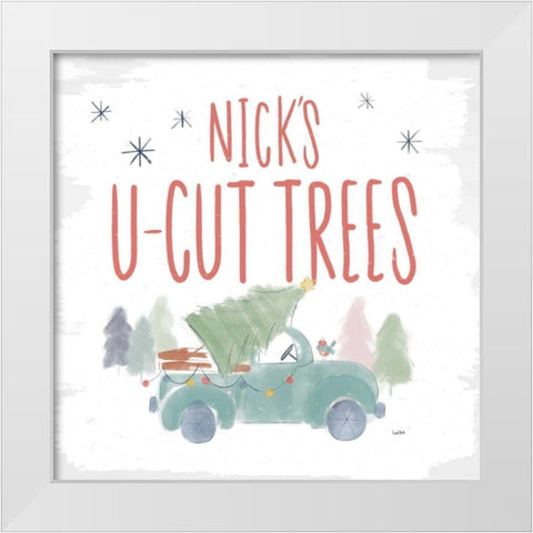 Woodland Wonders V White Modern Wood Framed Art Print by York, Leah