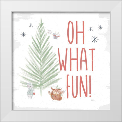 Woodland Wonders VIII White Modern Wood Framed Art Print by York, Leah