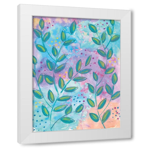 Botanical Brights I White Modern Wood Framed Art Print by Prahl, Courtney