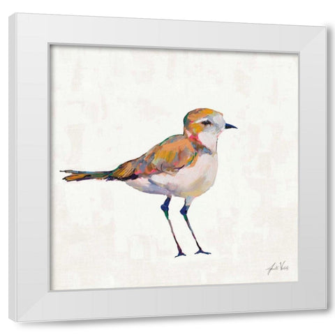 Coastal Plover III Linen White Modern Wood Framed Art Print by Vertentes, Jeanette