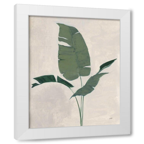 Palm Botanical II White Modern Wood Framed Art Print by Purinton, Julia