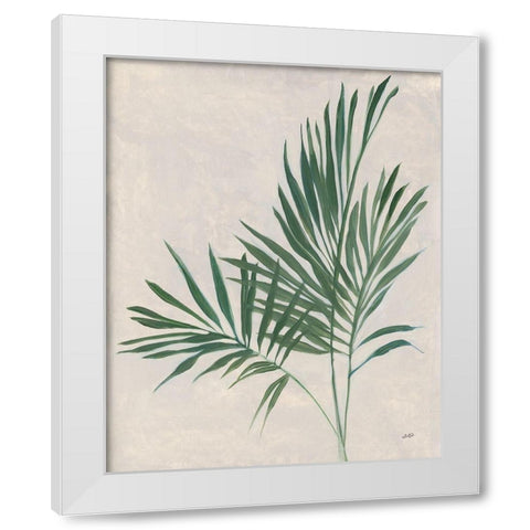 Palm Botanical IV White Modern Wood Framed Art Print by Purinton, Julia
