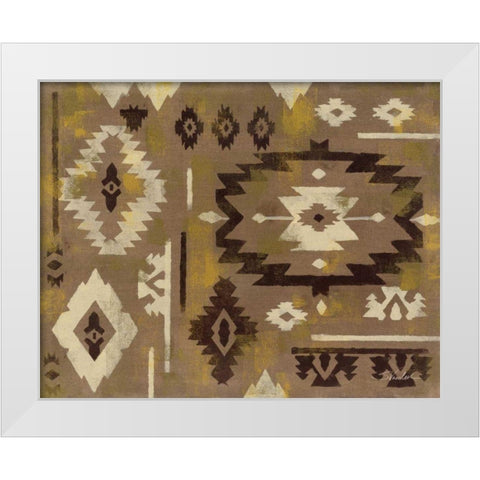 Of the West White Modern Wood Framed Art Print by Vassileva, Silvia