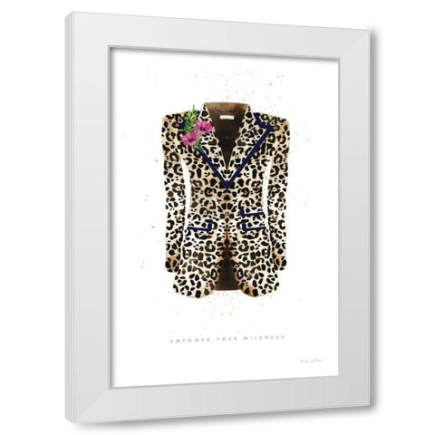 On the Wild Side II White Modern Wood Framed Art Print by Charro, Mercedes Lopez