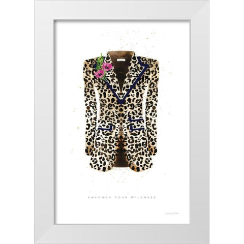 On the Wild Side II White Modern Wood Framed Art Print by Charro, Mercedes Lopez