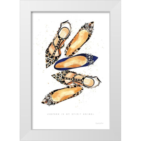 On the Wild Side III White Modern Wood Framed Art Print by Charro, Mercedes Lopez