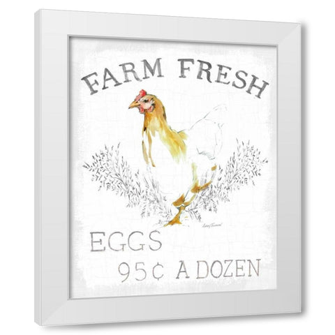 Farm Fresh Enamel v2 White Modern Wood Framed Art Print by Tillmon, Avery