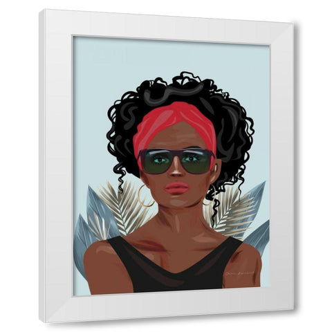 Strength and Beauty II White Modern Wood Framed Art Print by Escalante, Omar