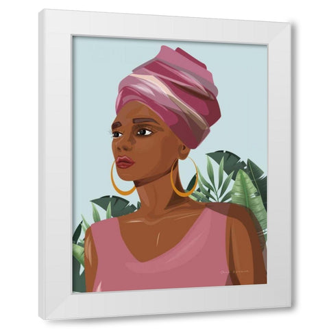 Strength and Beauty IV White Modern Wood Framed Art Print by Escalante, Omar