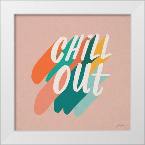 Chill Out I White Modern Wood Framed Art Print by Penner, Janelle