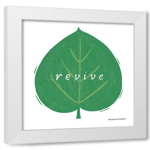 Nature Sanctuary I White Modern Wood Framed Art Print by Snowdon, Alexandra