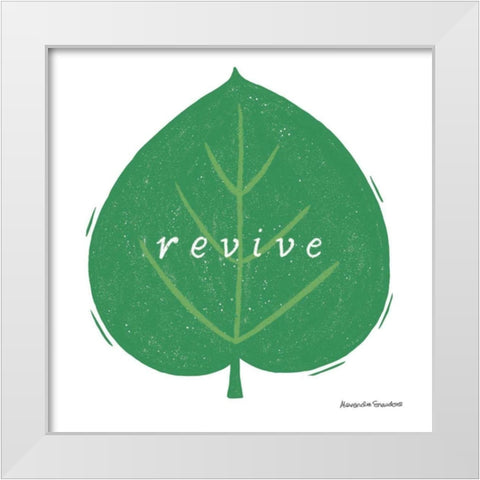 Nature Sanctuary I White Modern Wood Framed Art Print by Snowdon, Alexandra