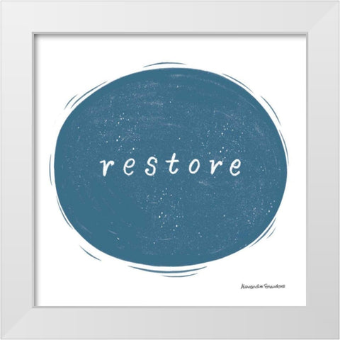 Nature Sanctuary II White Modern Wood Framed Art Print by Snowdon, Alexandra