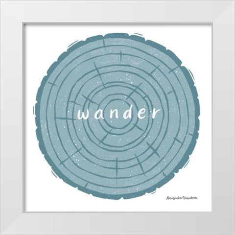 Nature Sanctuary III White Modern Wood Framed Art Print by Snowdon, Alexandra