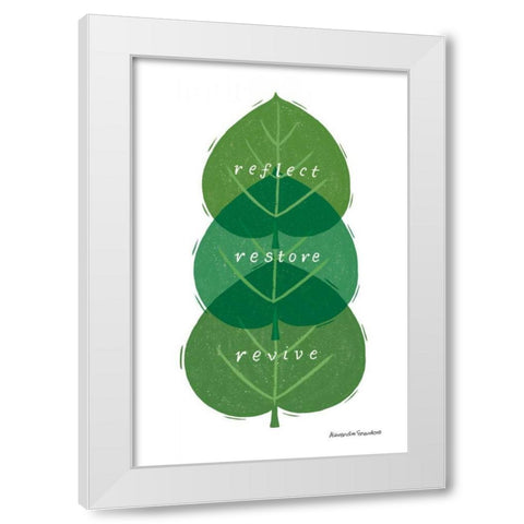 Nature Sanctuary V White Modern Wood Framed Art Print by Snowdon, Alexandra