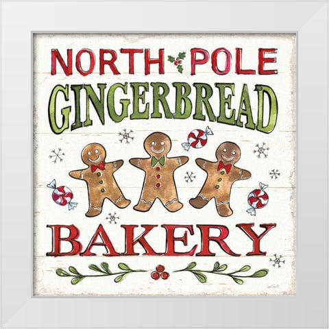 Christmas Treats III White Modern Wood Framed Art Print by Tavoletti, Anne