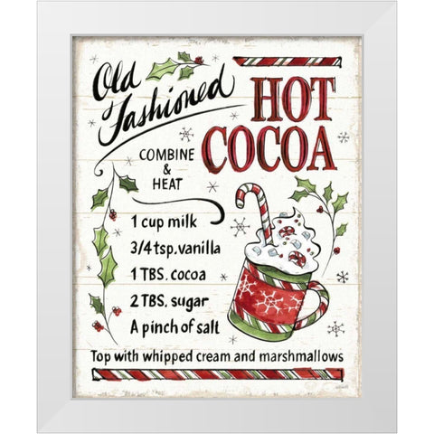 Christmas Treats VII White Modern Wood Framed Art Print by Tavoletti, Anne