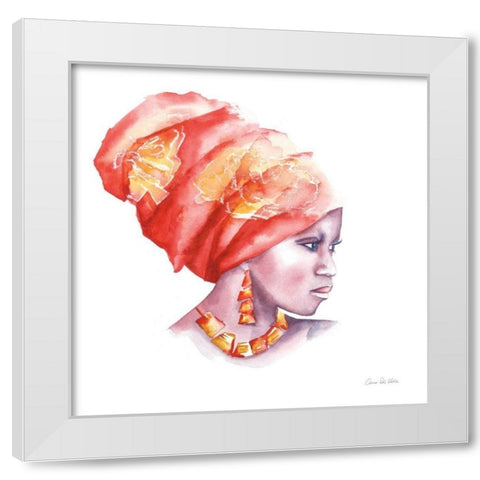 Glow White Modern Wood Framed Art Print by Valle, Aimee Del