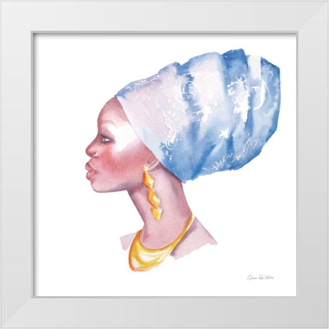 Elegance White Modern Wood Framed Art Print by Valle, Aimee Del