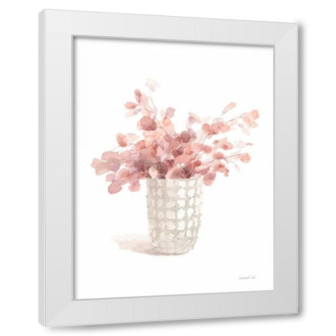 Modern Flora I White Modern Wood Framed Art Print by Nai, Danhui