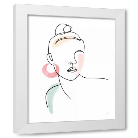 Going Out Tonight White Modern Wood Framed Art Print by Panganiban, Karyn