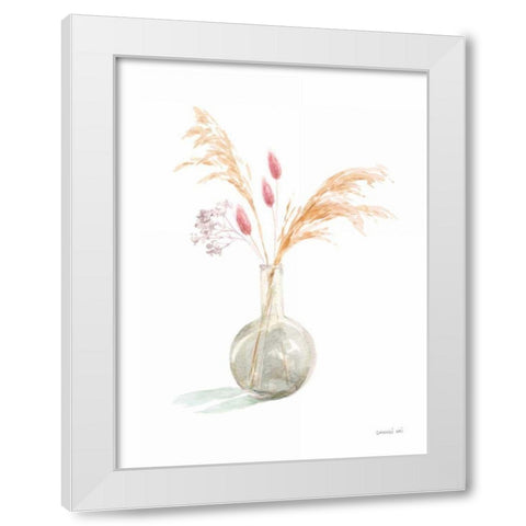 Everlasting Bouquet I White Modern Wood Framed Art Print by Nai, Danhui