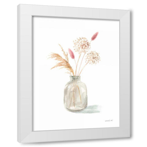 Everlasting Bouquet II White Modern Wood Framed Art Print by Nai, Danhui