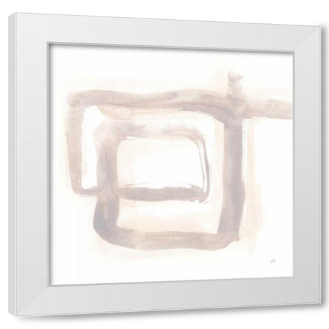 Almost There II White Modern Wood Framed Art Print by Paschke, Chris