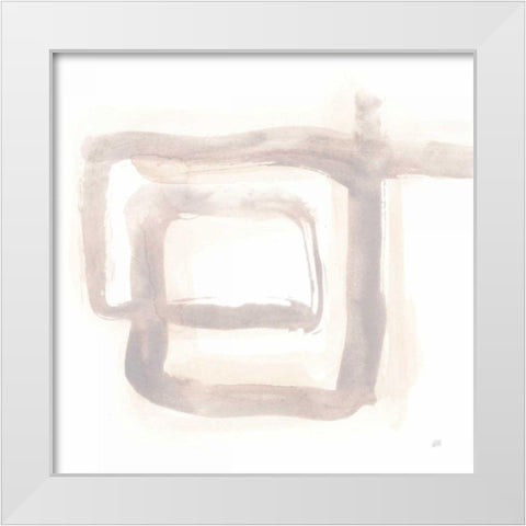 Almost There II White Modern Wood Framed Art Print by Paschke, Chris