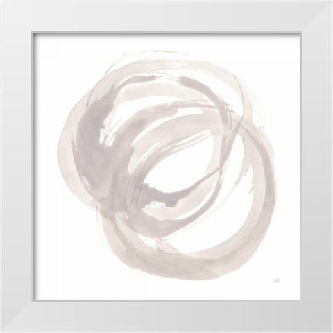 Coming Back I White Modern Wood Framed Art Print by Paschke, Chris