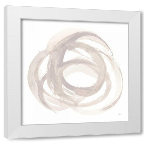 Coming Back II White Modern Wood Framed Art Print by Paschke, Chris