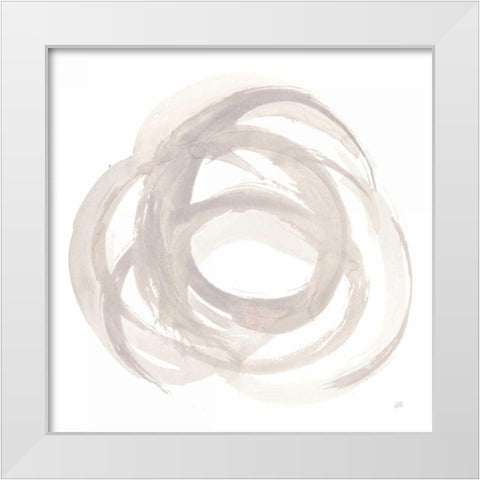 Coming Back II White Modern Wood Framed Art Print by Paschke, Chris