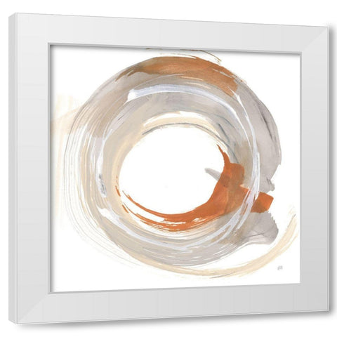 Hake Neutral I White Modern Wood Framed Art Print by Paschke, Chris