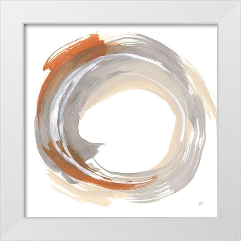 Hake Neutral II White Modern Wood Framed Art Print by Paschke, Chris