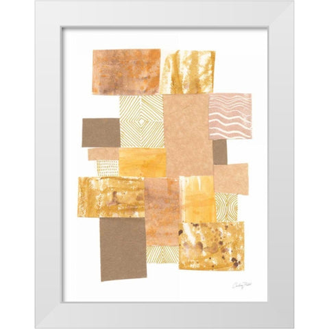 Building Blocks I White Modern Wood Framed Art Print by Prahl, Courtney
