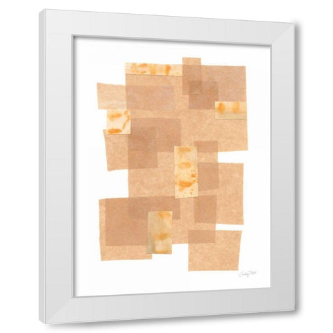 Building Blocks III White Modern Wood Framed Art Print by Prahl, Courtney