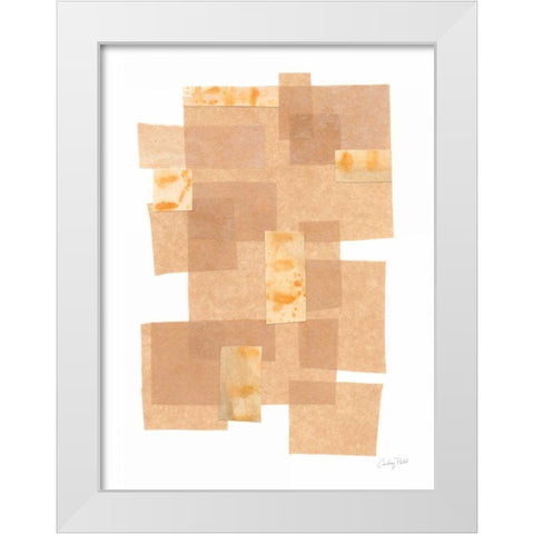 Building Blocks III White Modern Wood Framed Art Print by Prahl, Courtney