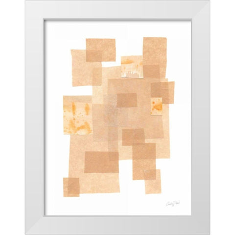 Building Blocks IV White Modern Wood Framed Art Print by Prahl, Courtney